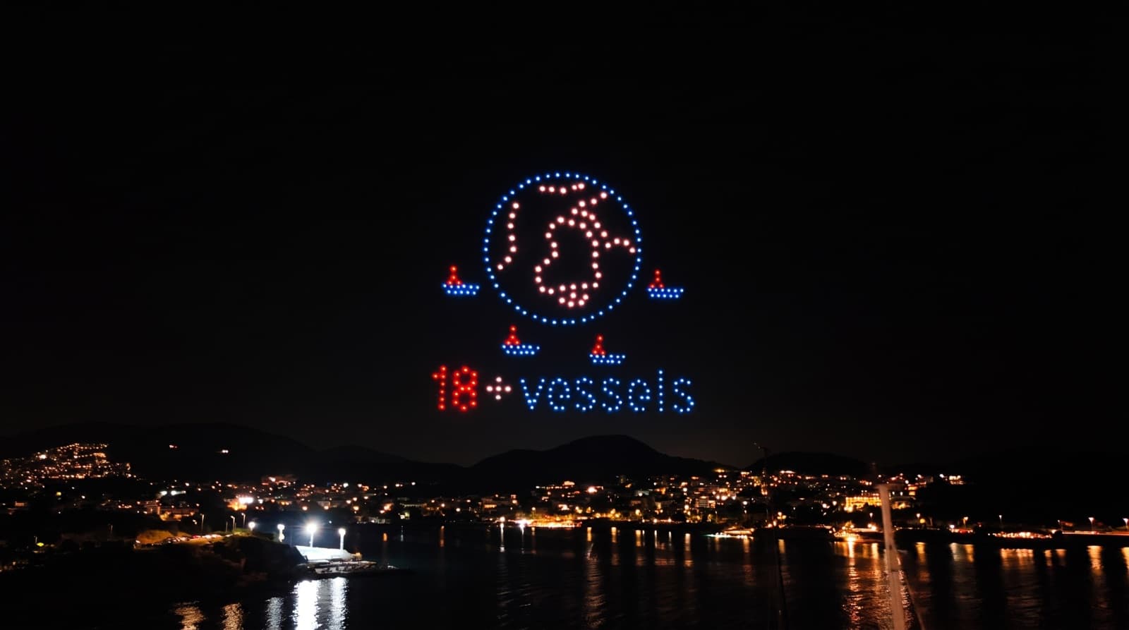 A drone show for AMS: where the sky meets the sea